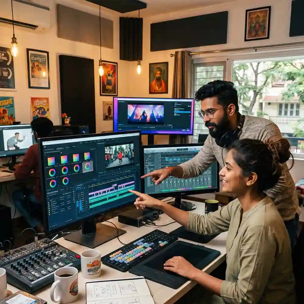 Grow Motions video editing agency team